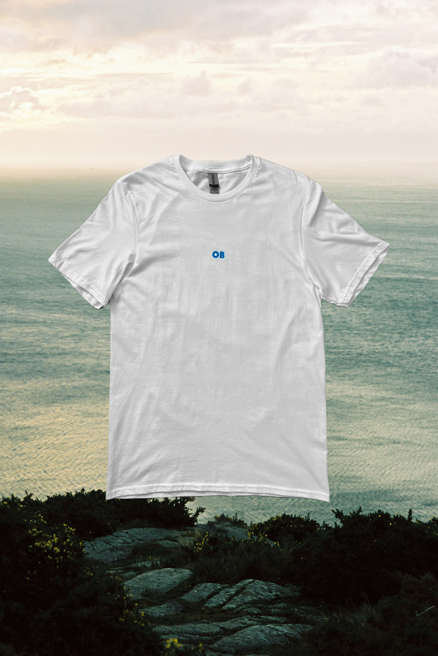 Oscar Blue Wavy Back Graphic Tee