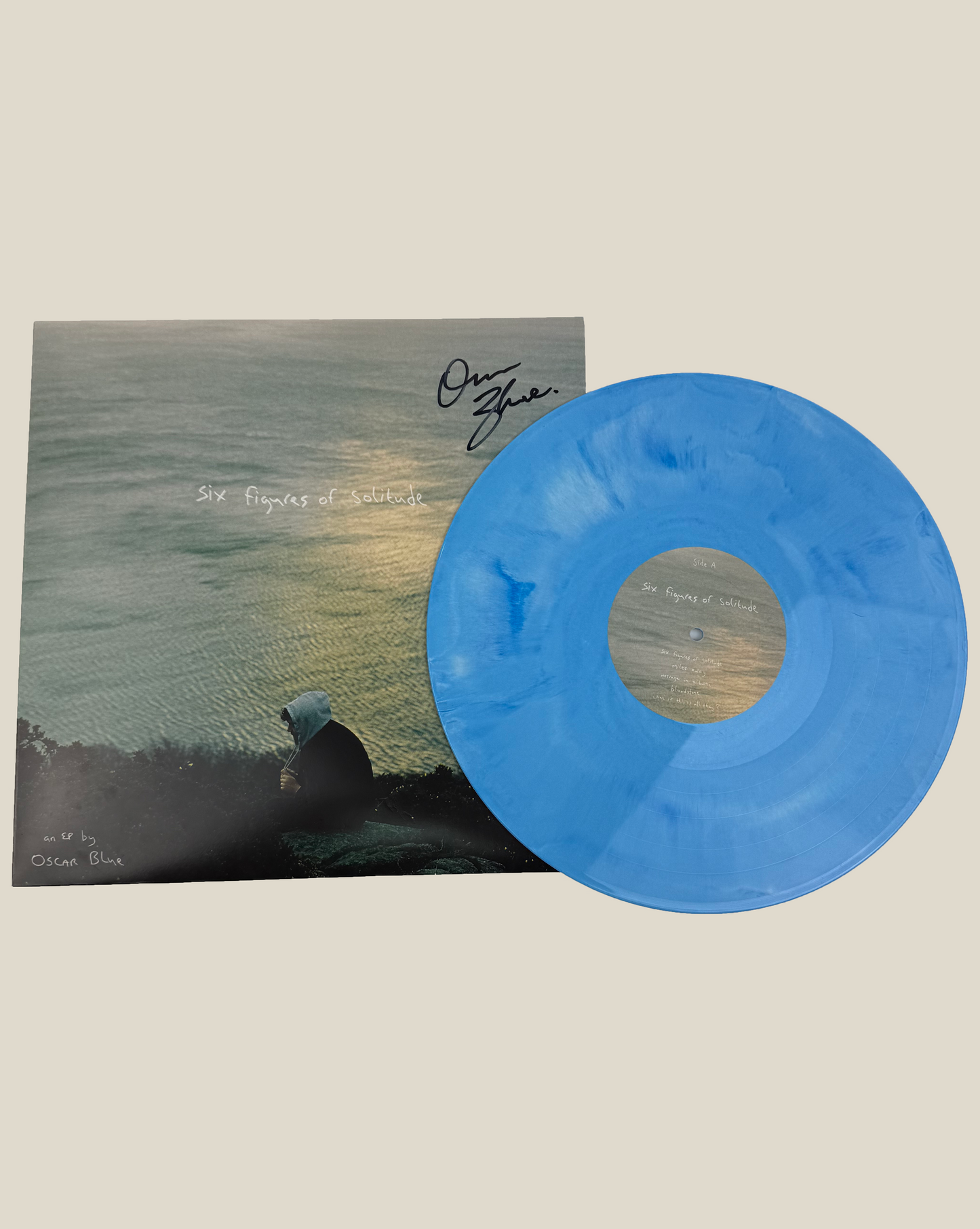 Six Figures of Solitude / Backyard Mafia (Double EP) on Blue Marble Vinyl