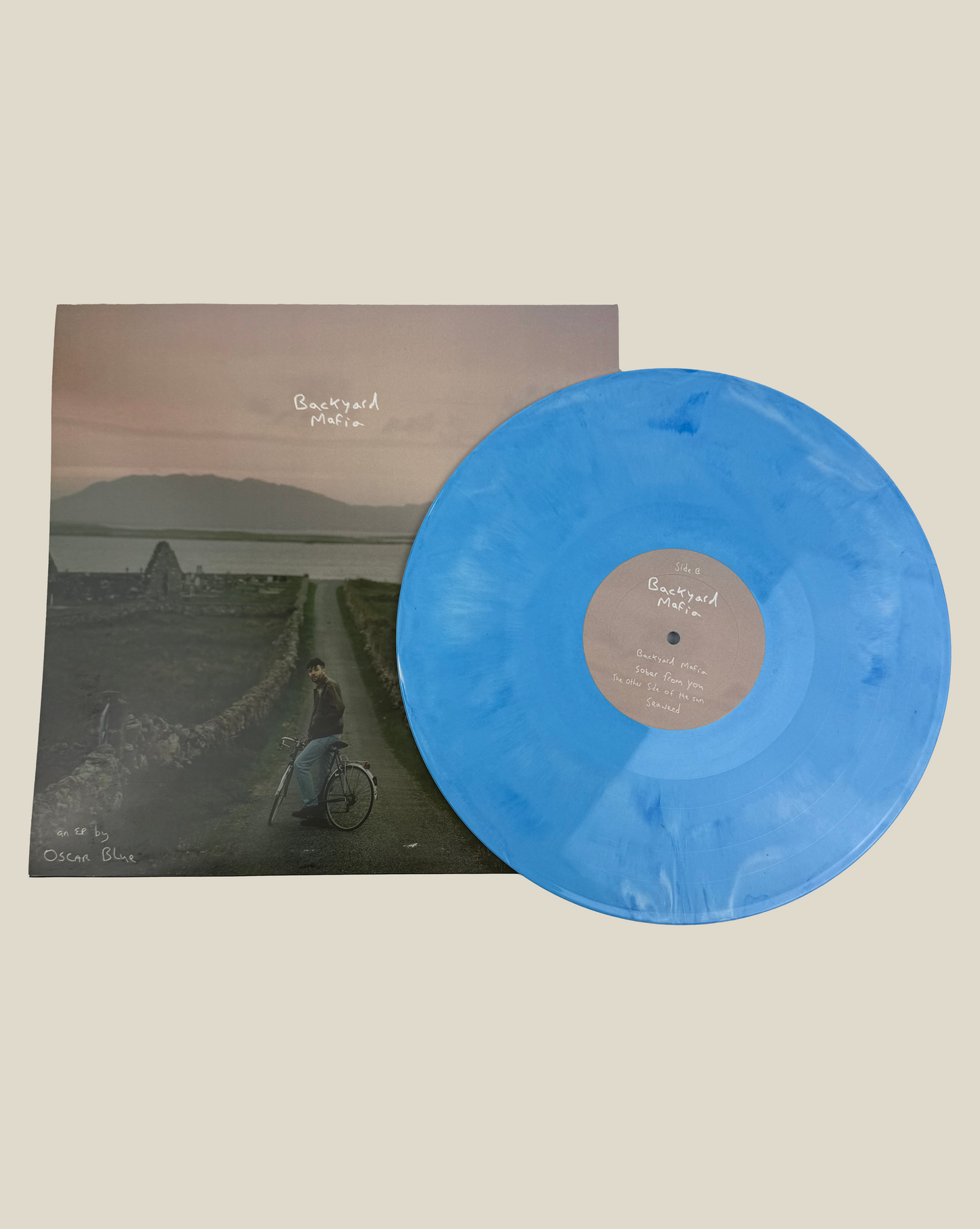 Six Figures of Solitude / Backyard Mafia (Double EP) on Blue Marble Vinyl